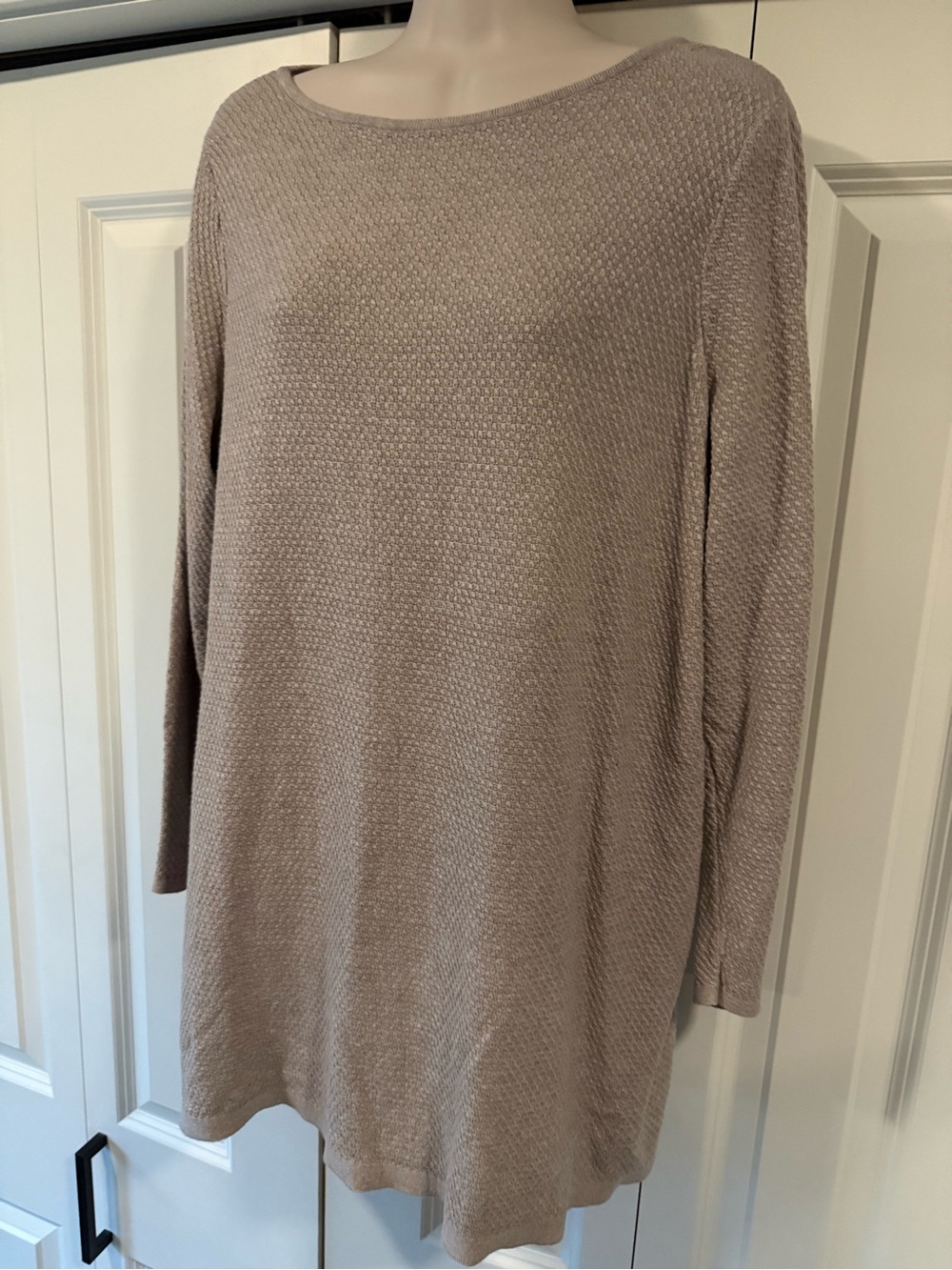 J Jill waffle weave thermal tunic top shirt 1X